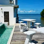 See Belize Tranquil Sea View Studio With Balcony, Infinity Pool & Overwater Deck