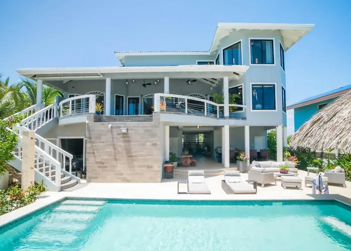 Kairos Villa - Luxury Ocean Front - 4 Bedrooms With 2 Private Pools & Beach