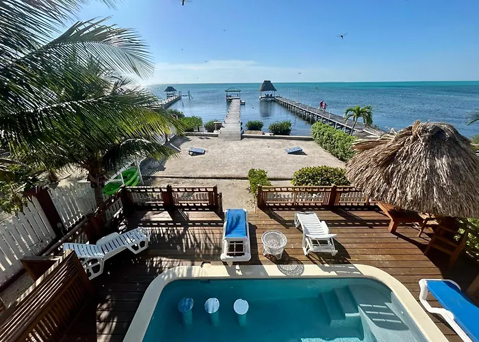 La Perla Azul Beach House With Pool And 4 Seater Cart