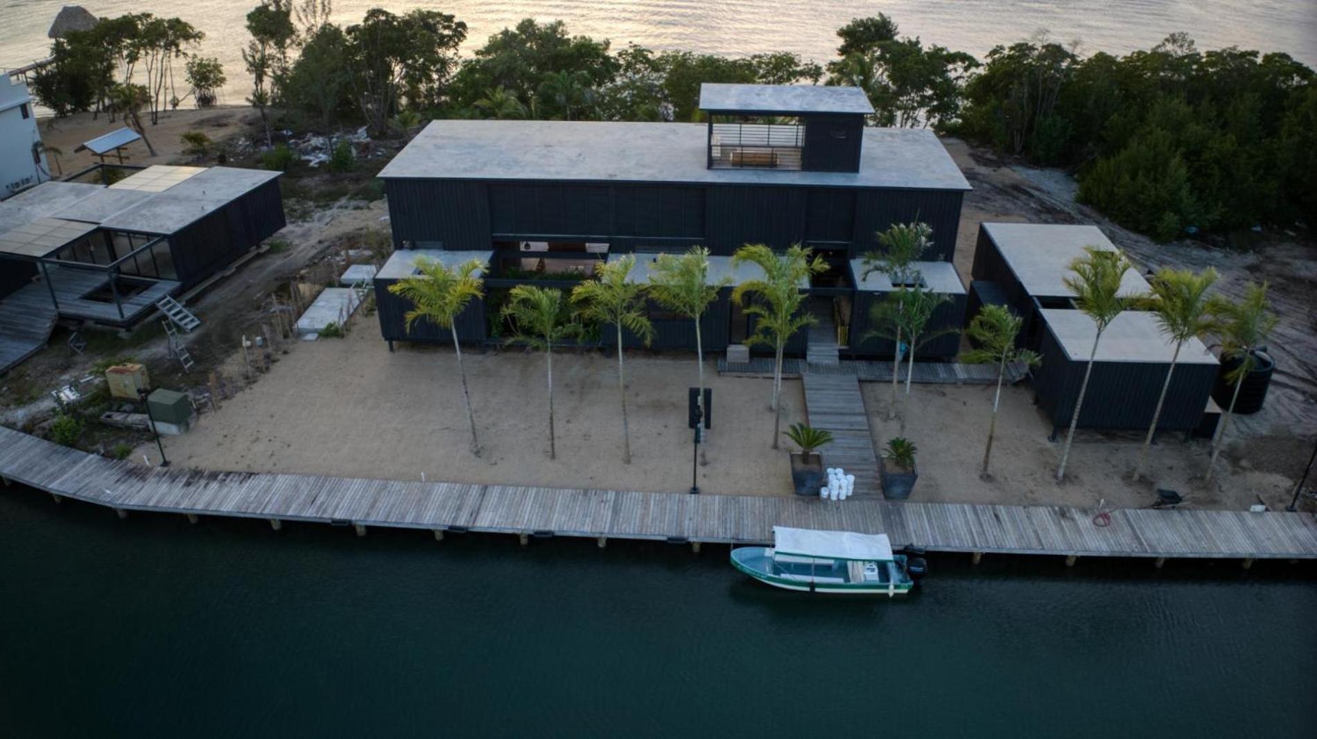 New Modern Ocean Front On Private Island Villa