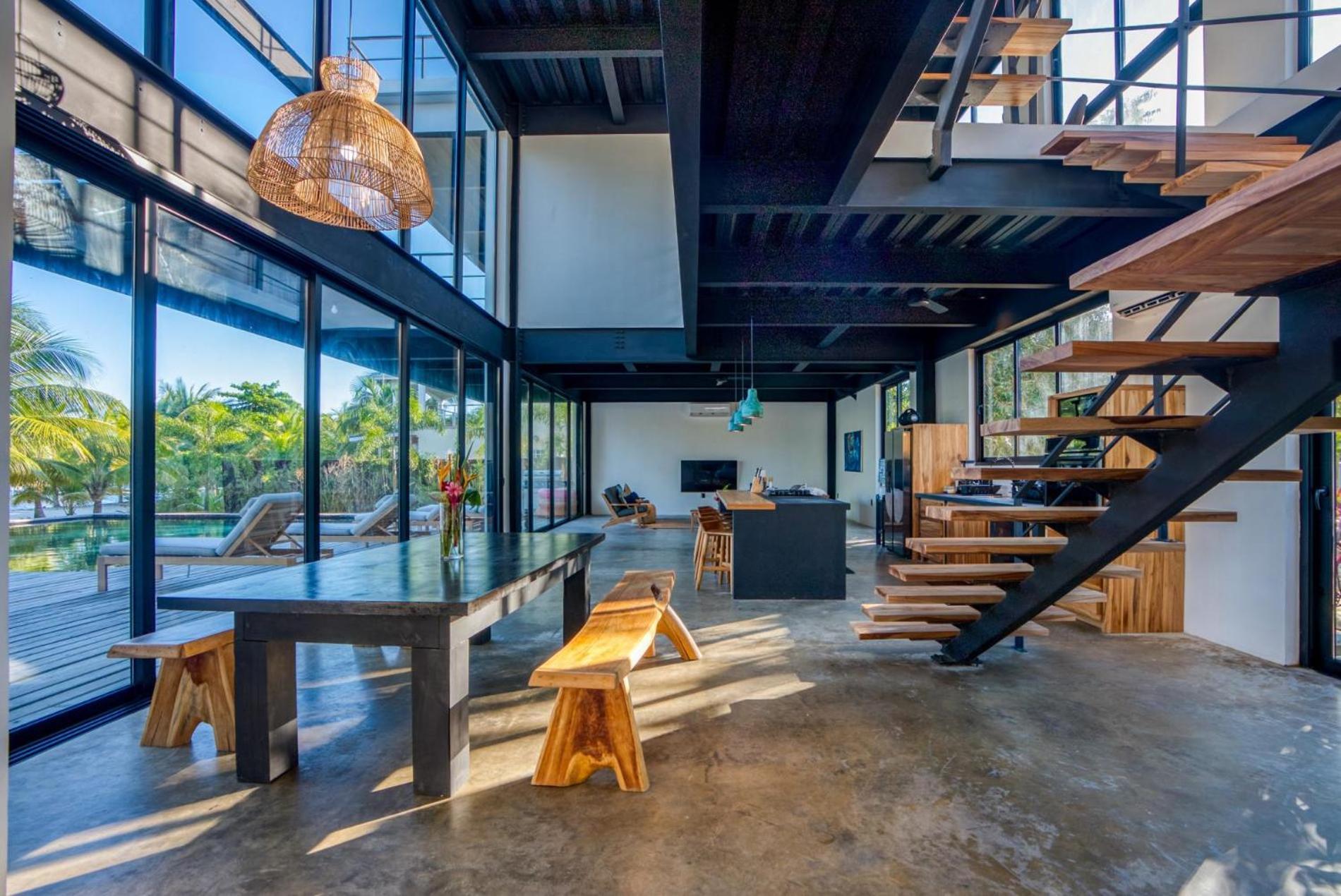 Villa Balam - Modern 4 Bedroom Ocean Front With Pool Maya Beach