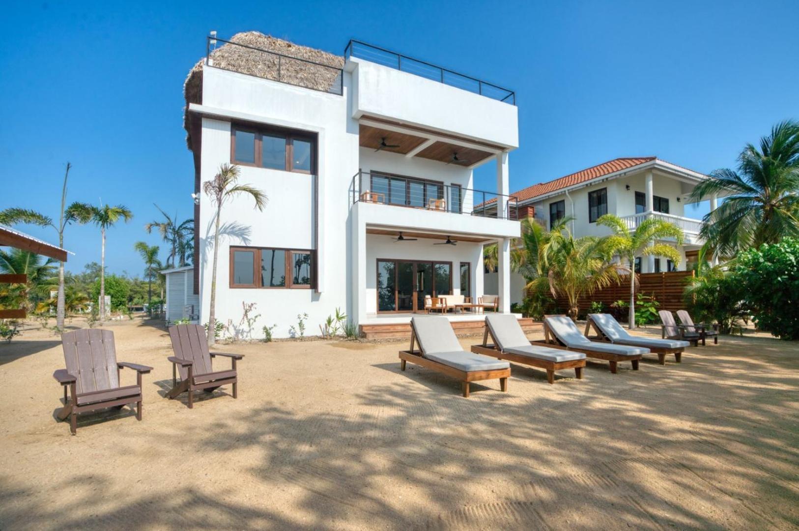 New Oceanfront 5 Bedroom Private Island Villa Placencia